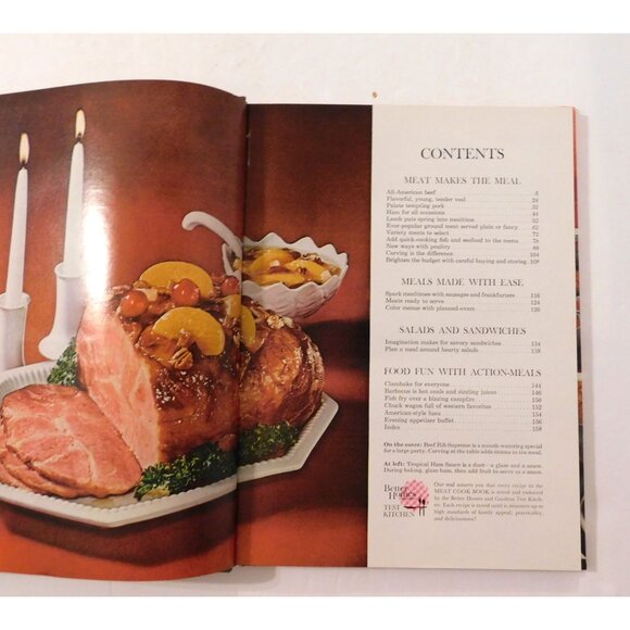 Better Homes and Gardens Meat Cook Book 4th Edition 1968 HB Over 400 Recipes - Picture 4 of 6
